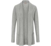 Strickjacke aus 100% Premium-Kaschmir Peter Hahn grau 44