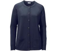 Strickjacke aus 100%Schurwolle Pure Tasmanian Wool Peter Hahn blau 38