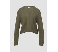 Strickjacke aus Bändchengarn M Grün 2165277.7854.M