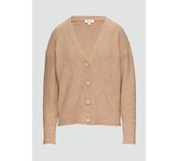 Strickjacke aus Baumwoll-Bouclé 36 braun 2151607.83W3.36