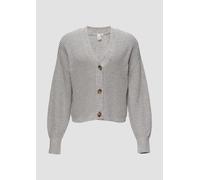 Strickjacke QS Gr. L, grau (light grey) Damen Strickjacken (96467217-L) light grey