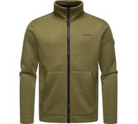 Sweatjacke RAGWEAR "Fabbian Collar" Gr. XL (54), grün (olivgrün) Herren Sweatjacken (48110450-XL) olivgrün