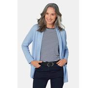 Strickjacke aus Merinowolle blau 46