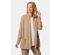 Strickjacke aus Merinowolle braun 48