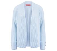 Strickjacke aus Schurwolle und Kaschmir Laura Biagiotti Roma blau 40