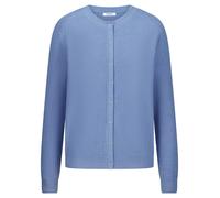 Strickjacke aus Seide und Kaschmir Peter Hahn blau 38