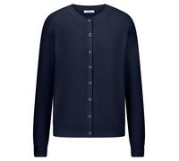 Strickjacke aus Seide und Kaschmir Peter Hahn blau 38
