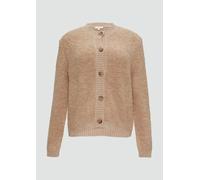 Strickjacke aus Teddy-Bouclé 38 braun 2158603.83W3.38