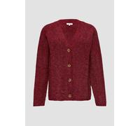 Strickjacke aus Wollmix mit Kontrast-Details 42 rot 2154073.3874.42