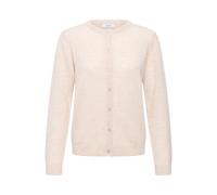 Strickjacke B.YOUNG "b.young Strick-Cardigan langarm BYOSANNA", Damen, Gr. M, braun (humus melange), Strickjacken Strickjacke (67663106-M) humus melange