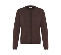 Strickjacke B.YOUNG "Damen Langarm BYMMORLA", Damen, Gr. XL, braun (java), Obermaterial: 70% Viskose CV. 30% Polyamid PA., Strickjacken Strickjacke (14048525-XL) java