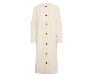 Strickjacke B.YOUNG "Damen Langarm BYNELLO", Damen, Gr. S, beige (birch melange), Obermaterial: 68% Polyester PES. 25% Polyacryl PAN. 7% Wolle mw., Strickjacken Strickjacke (73683763-S) birch melange