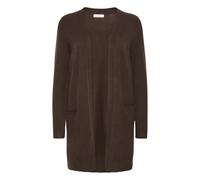 Strickjacke B.YOUNG "Damen Langarm BYNONINA", Damen, Gr. S, braun (java), Obermaterial: 50% Viskose CV. 27% Nylon NY. 23% Polyester PES., Strickjacken Strickjacke (58111803-S) java