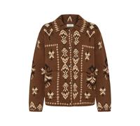 Strickjacke B.YOUNG "Damen Langarm BYORLI", Damen, Gr. S, rosa (sepia ethnic), Obermaterial: 36% Polyacryl PAN. 33% Polyamid PA. 20% Viskose CV. 11% Polyester PES., Strickjacken Strickjacke (96981628-