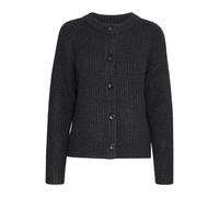 Strickjacke B.YOUNG "Langarm BYMILLER", Damen, Gr. L, schwarz, Obermaterial: 64% Polyester PES. 28% Polyacryl PAN. 8% Wolle mw., Strickjacken Strickjacke (48192002-L) schwarz