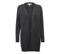 Strickjacke B.YOUNG "Langarm BYNONINA", Damen, Gr. S, grau (dunkelgrau melange), Obermaterial: 50% Viskose CV. 27% Polyamid PA. 23% Polyester PES., Strickjacken Strickjacke (83826850-S) dunkelgrau mel