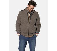 Strickjacke BABISTA "Outdoor Strickjacke BARIMO", Herren, Gr. XL, braun, Obermaterial: 50% Wolle mw. 50% Polyamid ECONYL PA ECONYL., Strickjacken Strickjacke (69417666-XL) braun