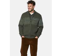 Strickjacke BABISTA "Outdoor Strickjacke BRUSITATI", Herren, Gr. XXL, grün (oliv), Obermaterial: 70% Polyacryl PAN. 30% Wolle mw., Strickjacken Strickjacke (21972323-XXL) oliv