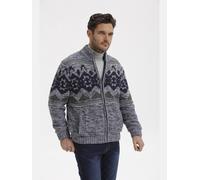Strickjacke BABISTA "Outdoor TESSABELLA" Gr. L, blau (blau gemustert) Herren Strickjacken (22746250-L) blau gemustert