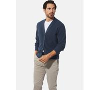 Strickjacke BABISTA "Strickjacke GARVILO", Herren, Gr. M, blau, Obermaterial: 100% Baumwolle CO., Strickjacken Strickjacke (46612327-M) blau