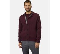 Strickjacke BABISTA "Strickjacke ROBLOTE", Herren, Gr. XL, lila (dunkelrot), Obermaterial: 50% Wolle mw. 50% Polyamid ECONYL PA ECONYL., Strickjacken Strickjacke (66754850-XL) dunkelrot