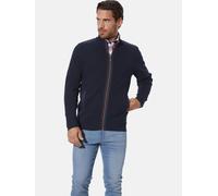 Strickjacke BABISTA "Strickjacke TOLIN", Herren, Gr. XXL, blau (dunkelblau), Obermaterial: 100% Baumwolle CO., unifarben, Strickjacken Strickjacke (55825431-XXL) dunkelblau