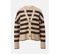Strickjacke beige|schwarz 38