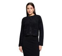 Betty Barclay Strickjacke mit Knopfleiste in Black, Größe 44