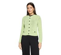 Strickjacke BETTY BARCLAY "Damen mit aufgesetzten Taschen", Damen, Gr. 48, foam grün, Strick, Obermaterial: 65% Polyacryl, 35% Polyamid, Basic, gerade normal, Rundhals, Strickjacken Strickjacke (94763