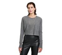 betty barclay - so cosy - - Kaschmir-Strickjacke grey melange - Gr. - 44