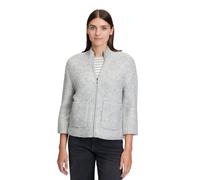 Betty & Co Damen Strick-Cardigan mit Reißverschluss 38, Light Silver Melange