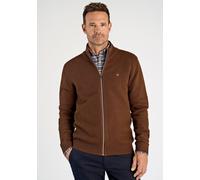Strickjacke BISON "Cardigan Comfort Fit", Herren, Gr. XL, braun, Obermaterial: 70% Baumwolle, 30% Polyester, unifarben, Strickjacken Strickjacke (99985622-XL) braun