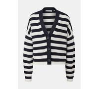 Strickjacke blau|weiß 34