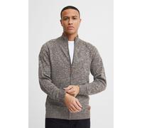 Strickjacke BLEND "BHDaniri", Herren, Gr. S, pewter mix, Feinstrick, 50% Baumwolle, 50% Polyacryl, regular fit, ohne Ausschnitt, Raglanärmel Strickbündchen, Strickjacken Strickjacke, Strickjacke mit h