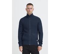 Strickjacke BLEND "BHMRibes", Herren, Gr. XL, marineblaus, Grobstrick, 100% Polyacryl, unifarben, normal normal, hoch geschlossener Ausschnitt, Rippstrickbündchen, Strickjacken Strickjacke, Schicke Zi