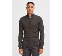 Blend BHNorman Herren Strickjacke Cardigan Feinstrick Pullover mit Stehkragen Reißverschluss Rippbündchen Baumwollmischung Regular fit, Größe:L, Farbe:Charcoal (70818)