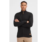 Blend BHNorman Herren Strickjacke Cardigan Feinstrick Pullover mit Stehkragen Reißverschluss Rippbündchen Baumwollmischung Regular fit, Größe:XL, Farbe:Black (70155)