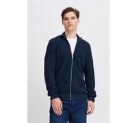Blend BHPullover Herren Strickjacke Cardigan Feinstrick mit Reißverschluss Stehkragen 100% Baumwolle Regular fit, Größe:M, Farbe:Dress Blues (194024)