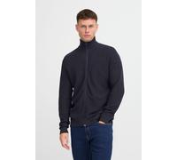 Blend BHPullover Herren Strickjacke Cardigan Feinstrick mit Reißverschluss Stehkragen 100% Baumwolle Regular fit, Größe:XL, Farbe:Black (194007)