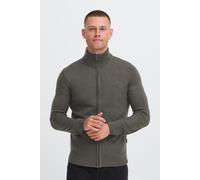 Strickjacke BLEND "BHRycel", Herren, Gr. XL, charcoal mix, Feinstrick, 100% Polyacryl, unifarben, normal normal, hoch geschlossener Ausschnitt, Rippstrickbündchen, Strickjacken Strickjacke, Stilvolle 