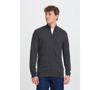 Strickjacke BLEND "BHWebe", Herren, Gr. XL, charcoal mix, Feinstrick, 78% Viskose, 22% Polyester, meliert, Basic, normal normal, hoch geschlossener Ausschnitt, elastischer Bund, Strickjacken, Stilvoll