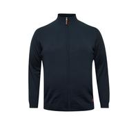 Blend BHNorman BT Herren Strickjacke Cardigan Feinstrick mit Reißverschluss große Größen bis 6XL, Größe:5XL, Farbe:Dress Blues (194024)