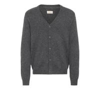 Strickjacke BLEND "Strickjacke BHBRANKO", Herren, Gr. XL, grau (iron gate melange), Obermaterial: 60% Wolle mw. 40% Nylon NY., Strickjacken Strickjacke (40772402-XL) iron gate melange