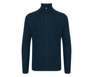 Strickjacke BLEND "Strickjacke BHCarmelo", Herren, Gr. L, blau (marineblaus), Obermaterial: 100% Polyacryl PAN., Strickjacken Strickjacke (26727464-L) marineblaus
