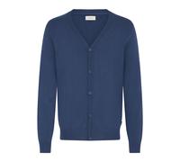 Strickjacke BLEND "Strickjacke BHDAN", Herren, Gr. XL, blau (marineblaus), Obermaterial: 70% Viskose CV. 30% Nylon NY., Strickjacken Strickjacke (67969001-XL) marineblaus