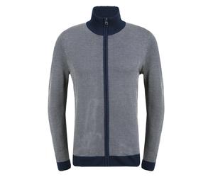 Strickjacke BLEND "Strickjacke BHLonder", Herren, Gr. XL, blau (marineblaus), Obermaterial: 50% Polyacryl PAN. 50% Viskose CV., Strickjacken Strickjacke (81864644-XL) marineblaus