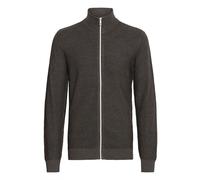 Strickjacke BLEND "Strickjacke BHMGOMAZ", Herren, Gr. M, grau (charcoal mix), Feinstrick, Obermaterial: 100% Baumwolle CO., unifarben, Basic, normal, Strickjacken Strickjacke (98968263-M) charcoal mix