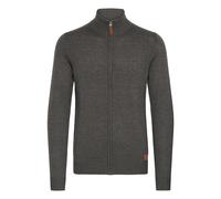 Blend BHNorman Herren Strickjacke Cardigan Feinstrick Pullover mit Stehkragen Reißverschluss Rippbündchen Baumwollmischung Regular fit, Größe:L, Farbe:Pewter Mix (70817)