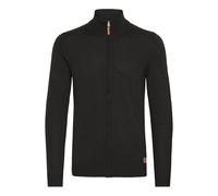 Blend Norman Herren Strickjacke Cardigan Feinstrick mit Stehkragen und Reißverschluss, Größe:M, Farbe:Black (70155)