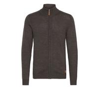 Blend BHNorman Herren Strickjacke Cardigan Feinstrick Pullover mit Stehkragen Reißverschluss Rippbündchen Baumwollmischung Regular fit, Größe:XXL, Farbe:Charcoal (70818)